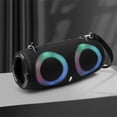 thumbnail image 6 of Portable Waterproof 100W High Power Bluetooth Speaker RGB Colorful Light Wireless Subwoofer 360 Stereo Surround TWS FM Boom Box, 6 of 6