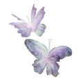 thumbnail image 2 of 2 mariposas artificiales gigantes decorativas, ligeras, para fotos de bodas. Púrpura, 2 of 9