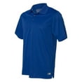 thumbnail image 2 of Russell Athletic B67034755 Essential Short Sleeve Polo T-Shirt, Royal - Large, 2 of 3