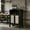Distressed Black, variant on Dining Room Sideboards, Coffee Bar Cabinet,Buffet Cabinet with Storage,Nordic Style Cabinet,with Adjustable Shelf, Distressed Black Wooden Sideboards,Particle Board+Mdf Wooden Servers