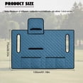 thumbnail image 5 of Psesaysky Golf Cart Seat Covers Universal Golf Cart Seat Towel Blanket with 4 Pockets and Extra Handle, Soft and Washable, Fit for EZGO, Yamaha, Club Car Front Seats, Haze Blue, 5 of 8