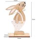 thumbnail image 3 of Easter Decorations, Easter Bunny Decorations, 3pcs Easter Decorations Wooden Bunny Easter Decorations For Home Decor And Gifts, 3 of 4