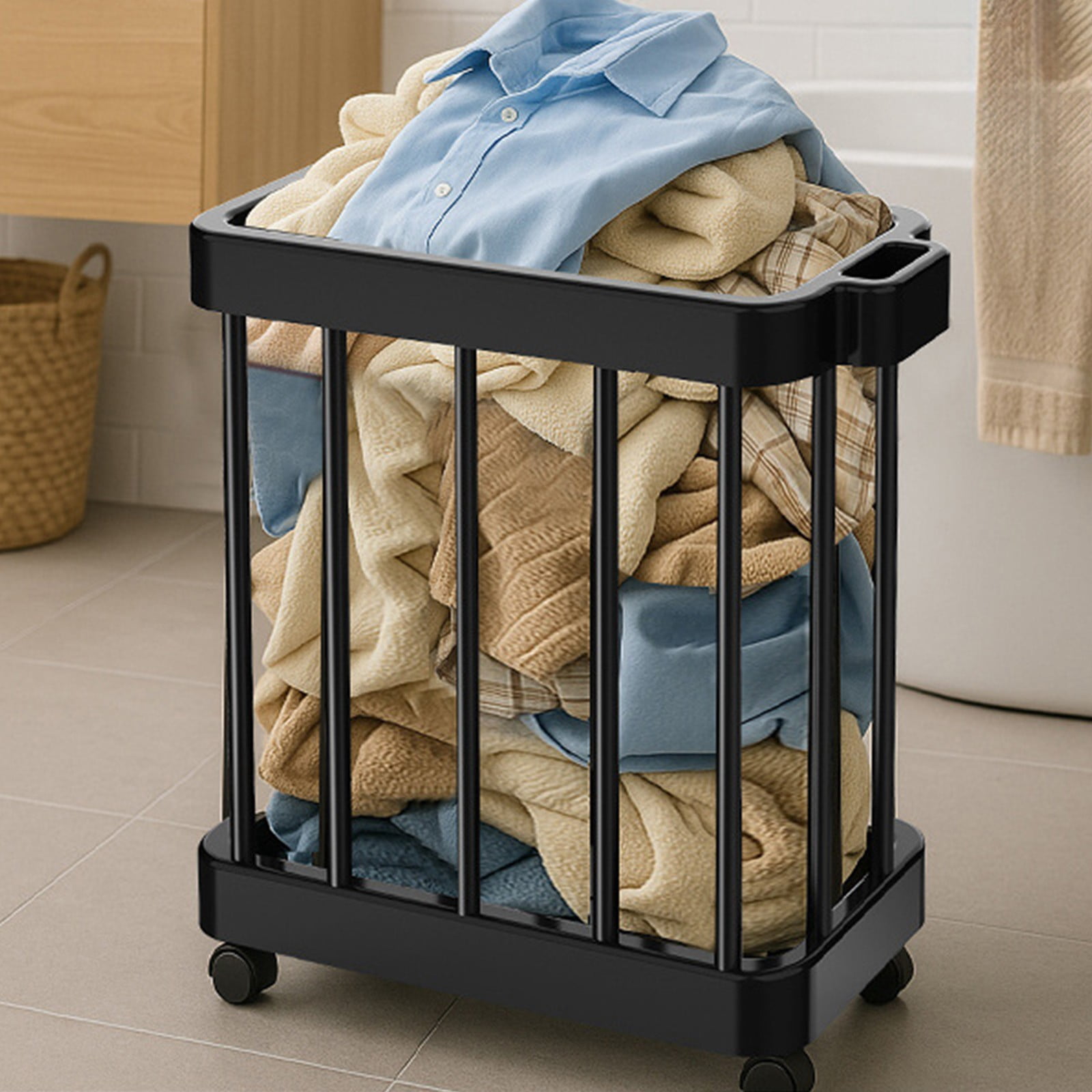 Panier À Linge Pliable Panier De Rangement Pour Linge,Maison,Salle De
