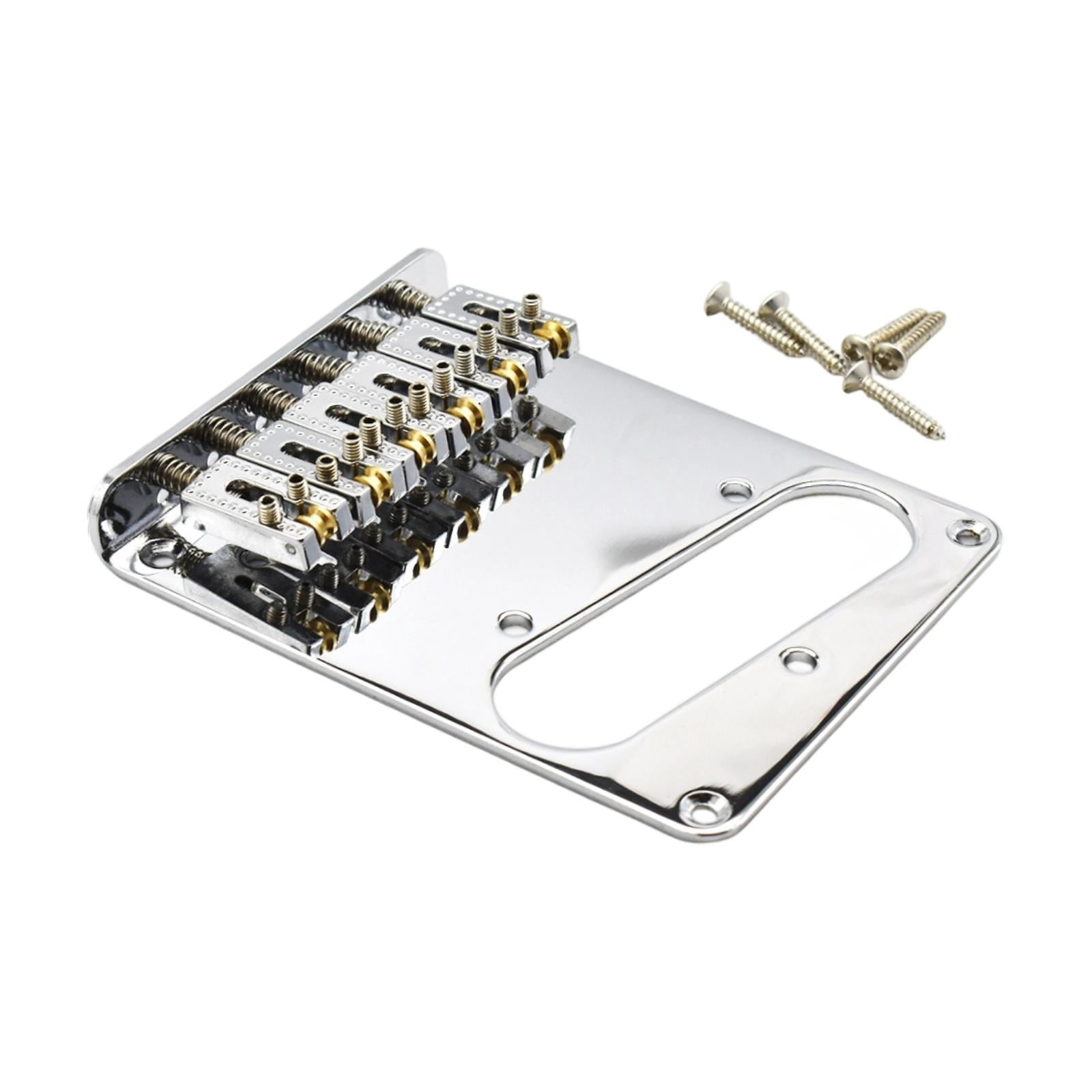 Dualoai Electric Guitar Bridge for 6 String High Performance Sturdy Guitar Tailpiece