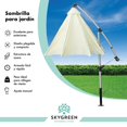 thumbnail image 2 of Sombrilla Para Jardin Exterior Plegable 3mts Con Inclinacion beige 1 Sky Green DS-S2, 2 of 8
