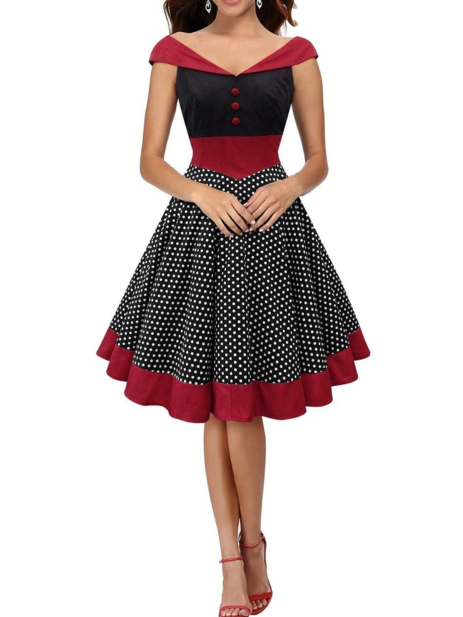 50s style christmas party dresses