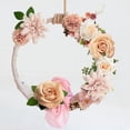 thumbnail image 6 of Artificial Flowers Combo Mix Silk Flowers Dahlia Roses with Stems for DIY Wedding Bridal Bouquets, Baby Shower, Floral Arrangement, Table Centerpieces, Christmas Home Decoration, 6 of 8