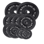 Body Solid - 105 lb Olympic Plates Weight Set