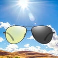 thumbnail image 4 of de sol porizadas clásicas Marco Hombres de sol fotocromáticas lente Zulema Hombres gafas de sol, 4 of 8