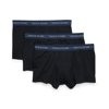 Men's Tommy Hilfiger 09T3435 Cotton Stretch Breathe Trunks - 3 Pack (Black M)