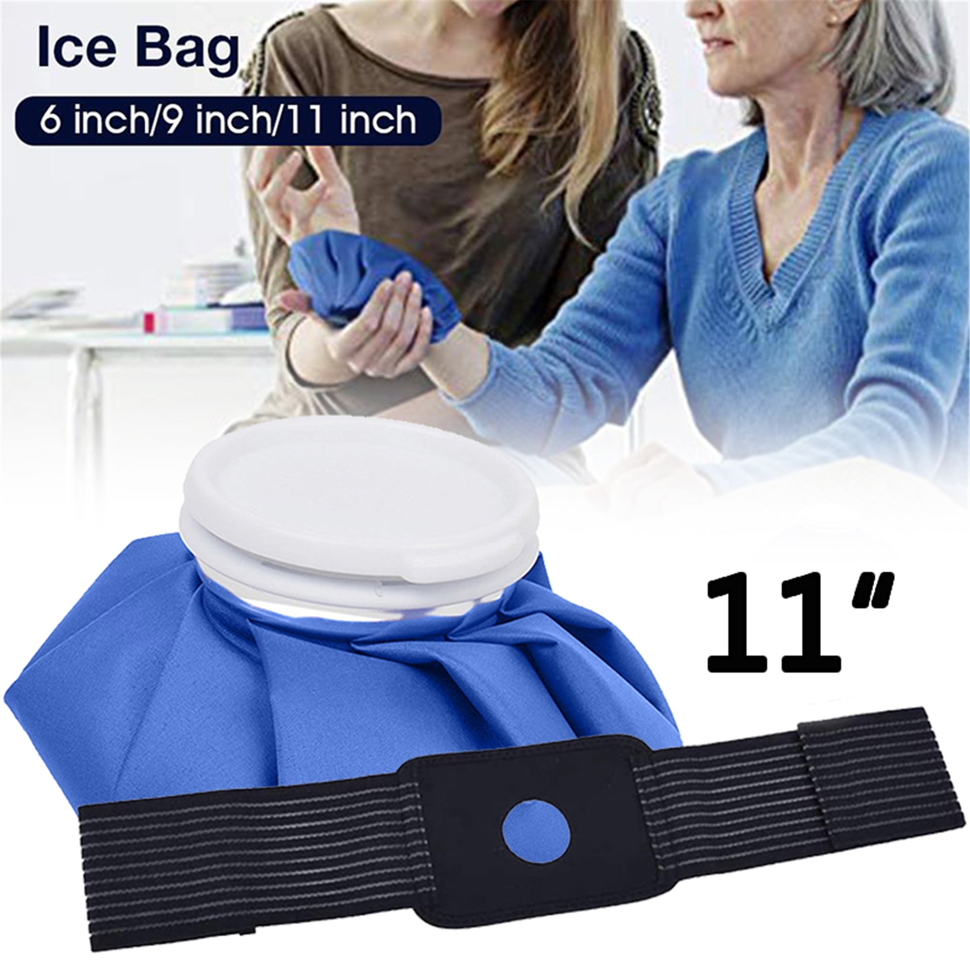 Elbourn 2 Pack Ice Pack for Injuries, Hot Cold Therapy, Headaches Cold
