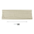 thumbnail image 6 of TWOPAGES Roman Shade Blinds Polyester Linen Blackout Shades for Bedroom Window, 1 Piece, 39Wx64L, Light Khaki, 6 of 6