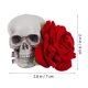 thumbnail image 2 of GOOHOCHY 2 unids Halloween Temático Skull Rose Horquillero Partido Headwear Party Party Prop, 2 of 7