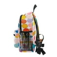 thumbnail image 4 of FORMRS School Backpack with Front Zippered Pocket 12" Student Travel Daypack, Yellow Circles, 4 of 6