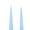 Ice Blue, variant on Traditional Danish Style Pointed Taper Candles - 17 Inch - Pairs