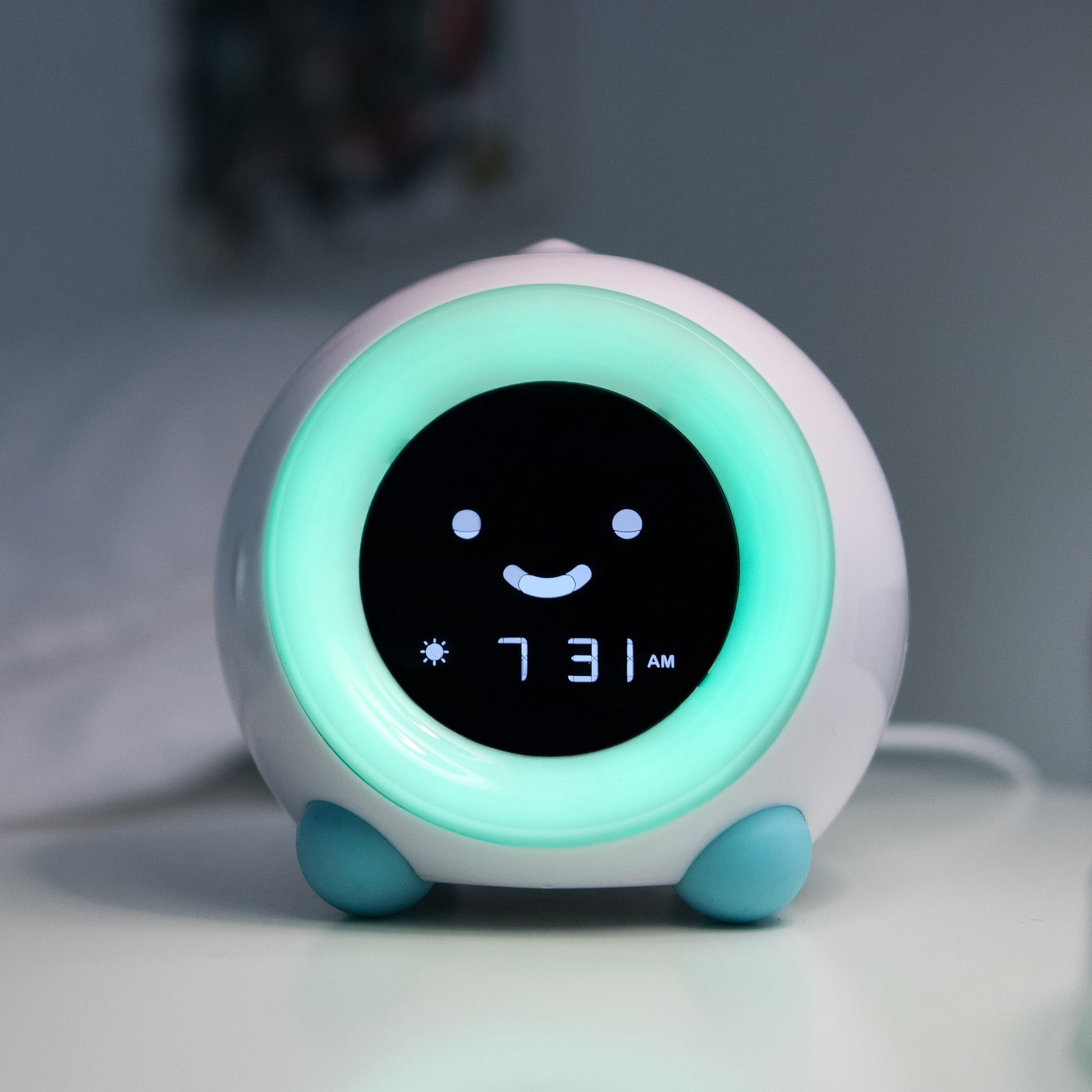 LittleHippo MELLA Ready to Rise Children's Sleep Trainer, Night Light, & Sound Machine Alarm Clock