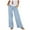 White, variant on QIPOPIQ Jeans for Women Clearance Women's Pocket Loose Wide Leg Pants Cotton Linen Trousers Straight Pants Casual Pants