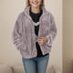 thumbnail image 5 of Gibobby Abrigos de mujer, Chaqueta Sherpa de Gran tamaño con Cremallera y Bolsillos para Mujer, Sudadera con Capucha de Forro Polar, Abrigo de Invierno(Gris,XG), 5 of 5