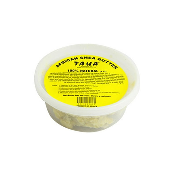 TAHA 100% Natural African Shea Butter 5 oz - Walmart.com