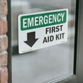 thumbnail image 4 of First Aid Kit OSHA Emergency Vinyl Decal Label 14 Inch x 10 Inch - 10 Pack, 4 of 6