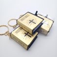 thumbnail image 6 of Xinyolin Mini Religious Christian Holy Bible Book Pendant, Keychain Keyring Holder, 6 of 8