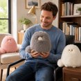 thumbnail image 6 of Long Tail Persian Cat Plush Doll, Soft Fluffy Stuffed Animal Toy Bedroom Sofa Decor Gift 12Inch, 6 of 7