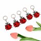 thumbnail image 5 of Ofertas Únicas 5 Pcs Llavero de Estilo de Animal de Caricatura Metal Blando de Goma Rojo [Estilo de Animal de Caricatura 19], 5 of 5