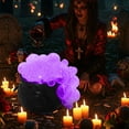 thumbnail image 5 of DAMAI Halloween Decorations Indoor,Halloween Bubbling Cauldron Indoor Outdoor DIY Bubble Pot Set,Lighted Witches Cauldron Spooky Black Plastic Bowl Decor for Party Table Garden Yard Porch, 5 of 9