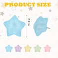 thumbnail image 2 of Cute Star Push Pins 0.8x0.6In Multicolor Thumbtacks Bulletin Board Pins 25pcs Photos Wall Thumbtacks for Crafts & Creative Displays(Water Ripple Star), 2 of 6