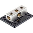 thumbnail image 2 of InstallGear 0/2/4 AWG Gauge Power Distribution Block 1/0 Gauge in to (2) 4/8 Gauge Out | Fuse Block | Fuse Block for Auto, RV, Motorcycle, and Boat, 2 of 5