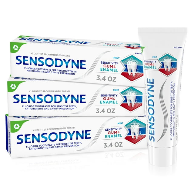 Pasta de dientes Sensodyne Sensitivity Gum and Enamel 100 ml x 3