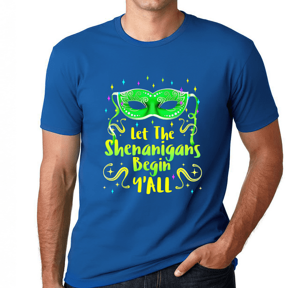 Plus Size Mardi Gras Shirts Let The Shenanigans Begin Shirt Plus Size Mardi Gras Outfit for Men Plus Size