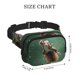 thumbnail image 4 of Fotbe Squirrel Cangurera Cuadrada con Estampado de Doble Capa, Bolsa de Cintura Ajustable Mini para Hombres y Mujeres, 4 of 9