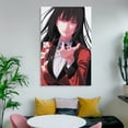 thumbnail image 6 of Based on Manga Kakeurui Anime Girl Jabami Yumeko Poster Home Decor Poster Wall Art Hanging Picture Print Bedroom Decorative Painting Posters Room Aesthetic 24x36inch(60x90cm), 6 of 6
