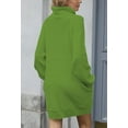 thumbnail image 3 of LAICAIW Robe Chandail Longue Ample à Col Roulé Oversize pour Femmes, 3 of 7
