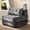 Gray, variant on FervorFurn Folding Sofa Bed, Convertible Single Sleeper Chair with Back Support & Pillow, Multifunctional Fold-Out Chair Bed for Living Rooms, Bedrooms, Guest Rooms, and Offices (Gray)