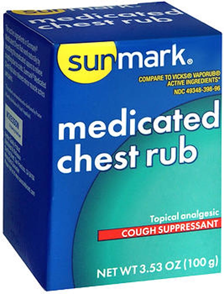 Sunmark Medicated Chest Rub, 3.53 Oz