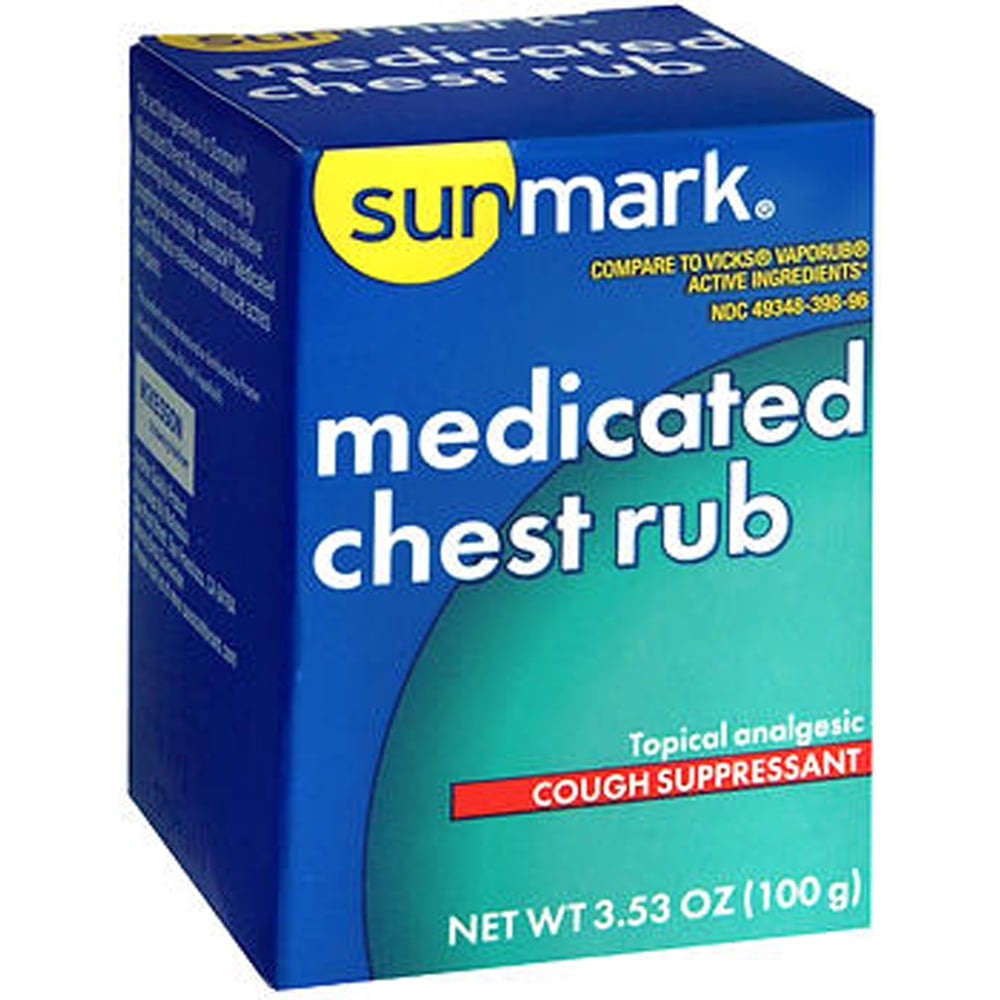 Sunmark Medicated Chest Rub, 3.53 Oz.