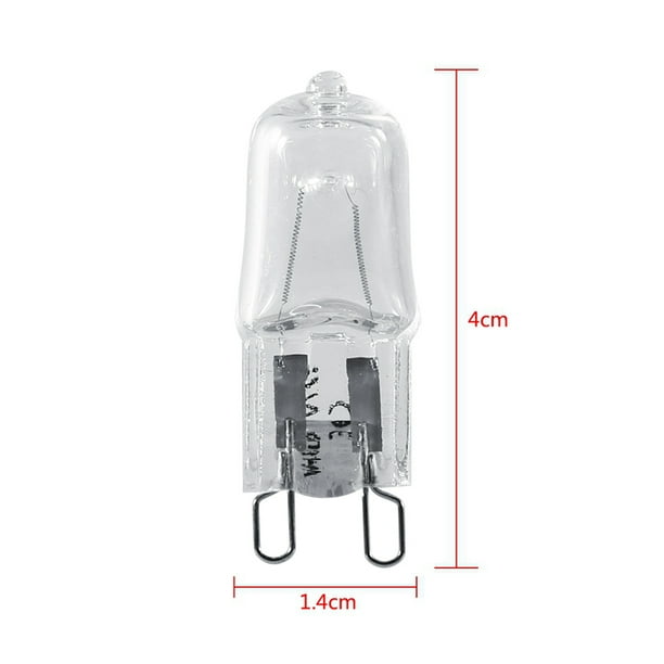 10 Unidades De Bombilla De Luz Halógena De Base G9 120V 40W, Reemplazo De Iluminación Para Hogar, Cálido Y Brillante