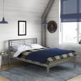 thumbnail image 1 of Your Zone Full Metal Bed, Silver, 1 of 8