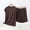 Dark Gray, variant on uublik Woman Pajama Set Short Sleeve Top and Shorts Lounge Sleepwear Set with Pockets Green