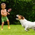 thumbnail image 3 of SHOWERORO Brown PVC Rugby Ball for Kids Sports Training Improve HandEye Coordination and Passing Accuracy 2Pcs, 3 of 8