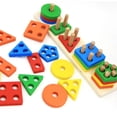 thumbnail image 4 of Bloques de colores para clasificar juguetes, bloques para niños, juego de clasificación, bloques de forma, clasificación de colores, bloques a juego, clasificación de juguetes, eficiencia óptima, 4 of 8