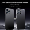 thumbnail image 3 of Genuine Cowhide Leather Phone Case for iPhone 16 14 12 13 15 Pro Max 15Pro 14Pro Luxury Plating Full Lens Protection Back Cover Orange(A006) For iPhone 11Pro Max, 3 of 6