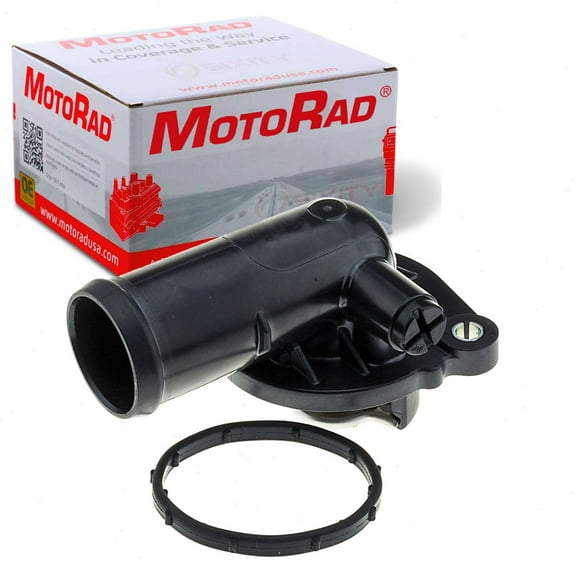 MotoRad Coolant Thermostat Housing Assembly compatible with Dodge Journey 2011-2017