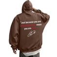 thumbnail image 2 of WILLBEST Sudaderas De Hombre Sudadera con Capucha Gráfica Diseño Elegante Cómoda y Suave Ideal para Uso Informal y Duradera Declaración De Moda Chica, 2 of 4