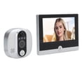 thumbnail image 1 of Door Peephole Camera WiFi, 1080P Door Eye Hole Camera with 4.3inch IPS Screen, Digital Peephole Door Viewer Support Motion Detection, Infrared Night Vision, 1 of 7