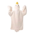 thumbnail image 7 of ZORVINEX Soft Fleece Big Duck Onesie Pajamas for Women | Unisex Comfortable Loungewear for Parties & Halloween | Cozy Plus Size Jumpsuit for Couples & Family Matching Fun White, 7 of 7