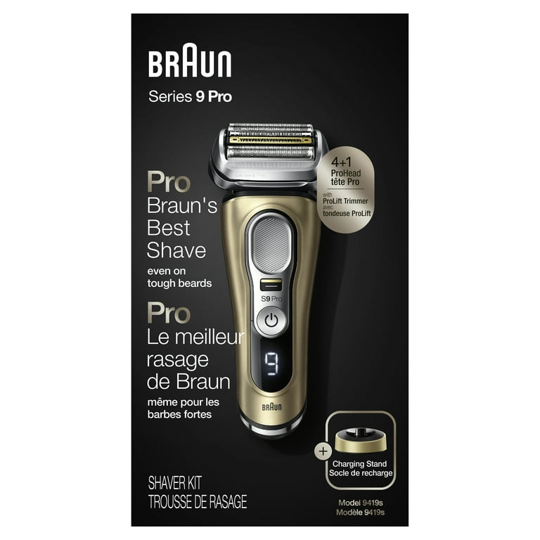Braun Series 9 Pro 9419s Electric Shaver for Men, 4+1 Head