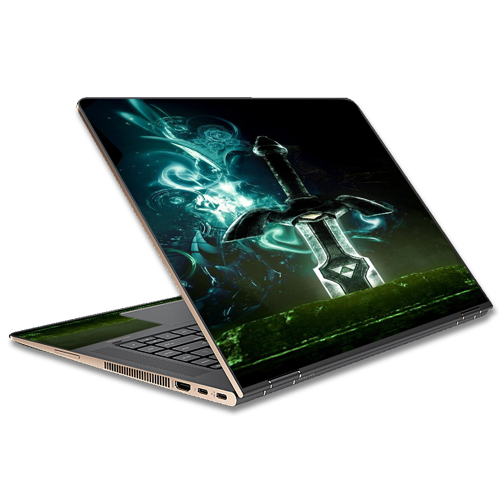 Skins Decals For Hp Spectre X360 15T Laptop Vinyl Wrap / Master Sword